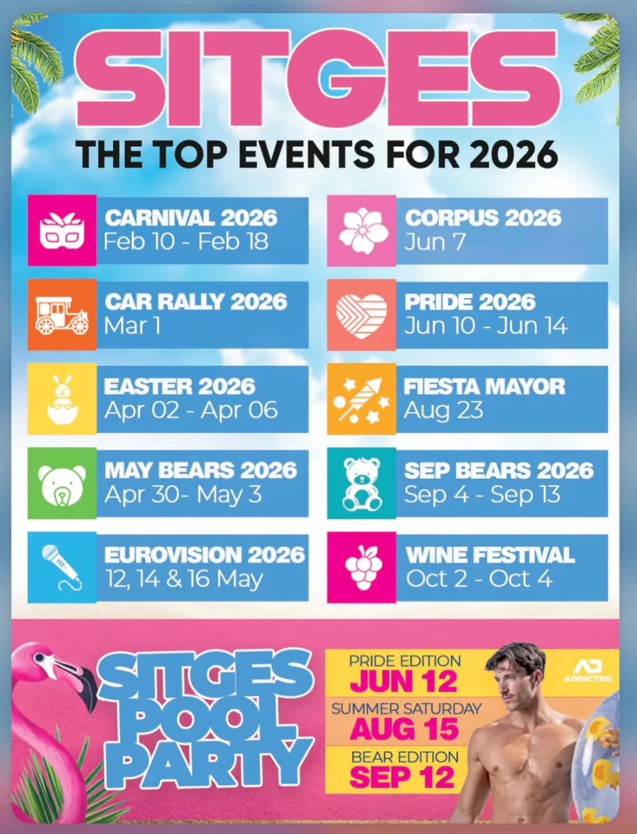 Dein ultimativer Sitges Eventkalender 2026